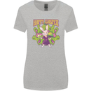 Trippy Easter Magic Mushrooms LSD Womens Wider Cut T-Shirt Sports Grey