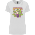 Trippy Easter Magic Mushrooms LSD Womens Wider Cut T-Shirt White