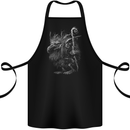 Troll Hobgoblin Goblin Fantasy SCI-FI Cotton Apron 100% Organic Black