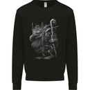 Troll Hobgoblin Goblin Fantasy SCI-FI Mens Sweatshirt Jumper Black