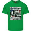 Truck Driver Funny USA Flag Lorry Driver Kids T-Shirt Childrens Irish Green