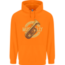 Tuba Brass Musical Instrument Jazz Childrens Kids Hoodie Orange