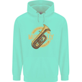 Tuba Brass Musical Instrument Jazz Childrens Kids Hoodie Peppermint