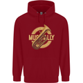 Tuba Brass Musical Instrument Jazz Childrens Kids Hoodie Red