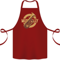 Tuba Brass Musical Instrument Jazz Cotton Apron 100% Organic Maroon