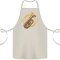 Tuba Brass Musical Instrument Jazz Cotton Apron 100% Organic Natural