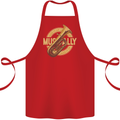 Tuba Brass Musical Instrument Jazz Cotton Apron 100% Organic Red