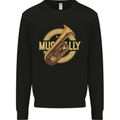 Tuba Brass Musical Instrument Jazz Kids Sweatshirt Jumper Black