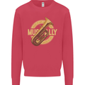 Tuba Brass Musical Instrument Jazz Kids Sweatshirt Jumper Heliconia