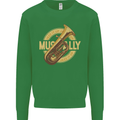 Tuba Brass Musical Instrument Jazz Kids Sweatshirt Jumper Irish Green