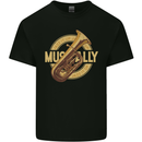 Tuba Brass Musical Instrument Jazz Kids T-Shirt Childrens Black