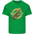 Tuba Brass Musical Instrument Jazz Mens Cotton T-Shirt Tee Top Irish Green