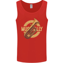 Tuba Brass Musical Instrument Jazz Mens Vest Tank Top Red