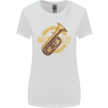 Tuba Brass Musical Instrument Jazz Womens Wider Cut T-Shirt White