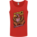 Turkey USA American Football Thanks Giving Mens Vest Tank Top Red
