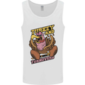 Turkey USA American Football Thanks Giving Mens Vest Tank Top White