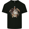 Turtle Art Kids T-Shirt Childrens Black