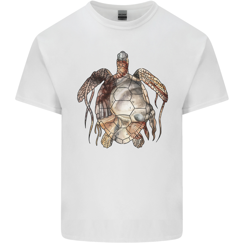 Turtle Art Kids T-Shirt Childrens White