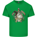 Turtle Art Mens Cotton T-Shirt Tee Top Irish Green