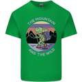 Turtle Hiking Trekking Tortoise Camping Kids T-Shirt Childrens Irish Green
