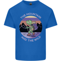 Turtle Hiking Trekking Tortoise Camping Kids T-Shirt Childrens Royal Blue
