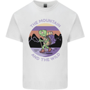 Turtle Hiking Trekking Tortoise Camping Kids T-Shirt Childrens White