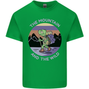 Turtle Hiking Trekking Tortoise Camping Mens Cotton T-Shirt Tee Top Irish Green
