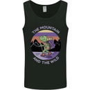 Turtle Hiking Trekking Tortoise Camping Mens Vest Tank Top Black