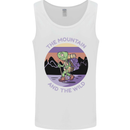 Turtle Hiking Trekking Tortoise Camping Mens Vest Tank Top White