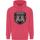 Turtle Mandala Art Tortoise Childrens Kids Hoodie Heliconia