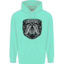 Turtle Mandala Art Tortoise Childrens Kids Hoodie Peppermint