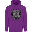 Turtle Mandala Art Tortoise Childrens Kids Hoodie Purple