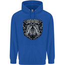 Turtle Mandala Art Tortoise Childrens Kids Hoodie Royal Blue