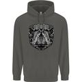 Turtle Mandala Art Tortoise Childrens Kids Hoodie Storm Grey