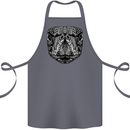 Turtle Mandala Art Tortoise Cotton Apron 100% Organic Steel