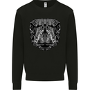 Turtle Mandala Art Tortoise Kids Sweatshirt Jumper Black