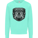 Turtle Mandala Art Tortoise Kids Sweatshirt Jumper Peppermint