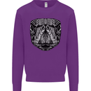 Turtle Mandala Art Tortoise Kids Sweatshirt Jumper Purple
