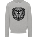 Turtle Mandala Art Tortoise Kids Sweatshirt Jumper Sports Grey