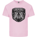 Turtle Mandala Art Tortoise Kids T-Shirt Childrens Light Pink