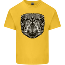 Turtle Mandala Art Tortoise Kids T-Shirt Childrens Yellow