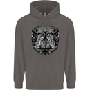 Turtle Mandala Art Tortoise Mens 80% Cotton Hoodie Charcoal