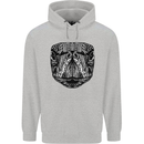 Turtle Mandala Art Tortoise Mens 80% Cotton Hoodie Sports Grey