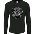Turtle Mandala Art Tortoise Mens Long Sleeve T-Shirt Black