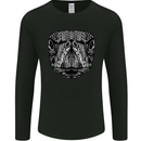 Turtle Mandala Art Tortoise Mens Long Sleeve T-Shirt Black