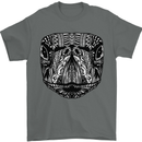 Turtle Mandala Art Tortoise Mens T-Shirt 100% Cotton Charcoal
