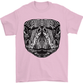 Turtle Mandala Art Tortoise Mens T-Shirt 100% Cotton Light Pink