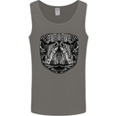 Turtle Mandala Art Tortoise Mens Vest Tank Top Charcoal