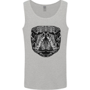 Turtle Mandala Art Tortoise Mens Vest Tank Top Sports Grey