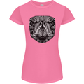 Turtle Mandala Art Tortoise Womens Petite Cut T-Shirt Azalea